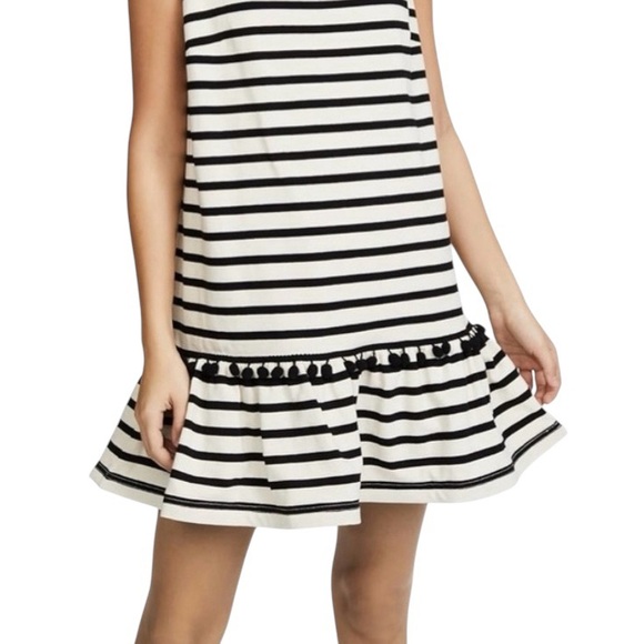 Marc Jacobs Sleeveless Striped Peplum Dress M - Picture 8 of 8